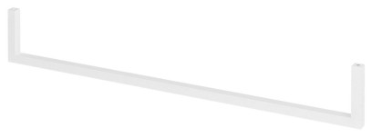 AVICE sušák osušky, 600x95mm, bílá VC491