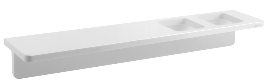 ABELINE police rockstone 500mm, 2x otvor, bílá mat AE502-0101