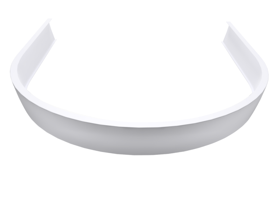 ISA 90 čelní panel, bílá 50812