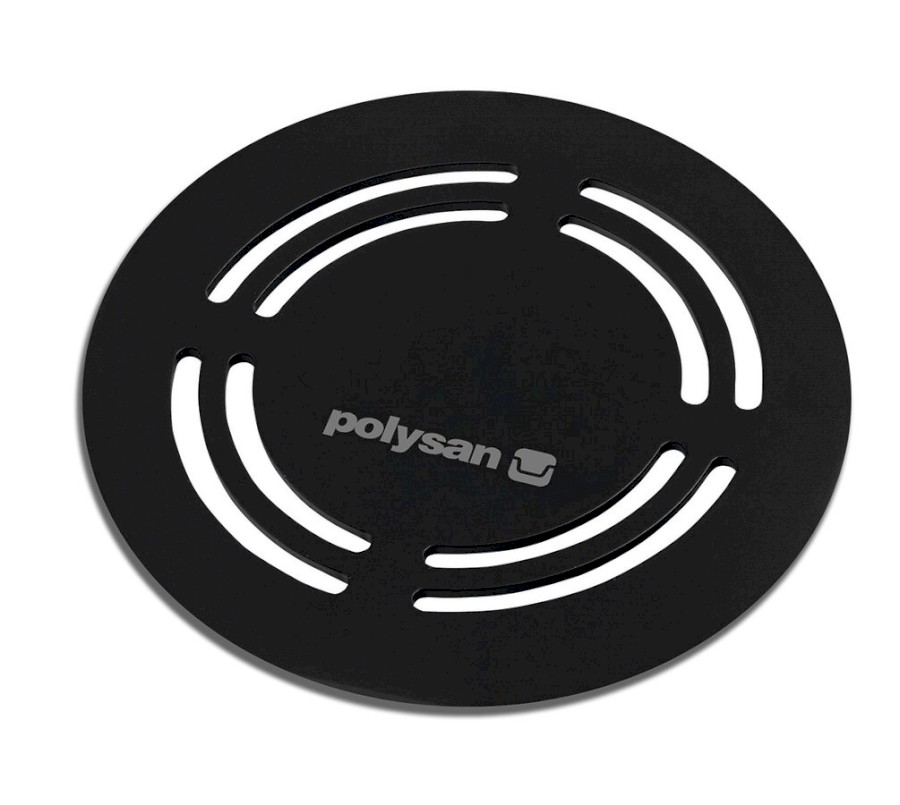 73217 (50916) FLEXIA kruhová krytka sifonu, černá 73217