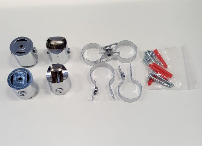 MANISA montážní uchycení, chrom NDIZ11