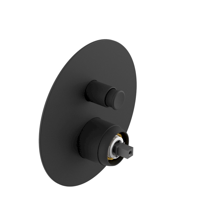 UT042B-1 (57414) ULTRAMIX tělo podomítkové sprchové baterie, 2 výstupy, černá mat UT042B-1