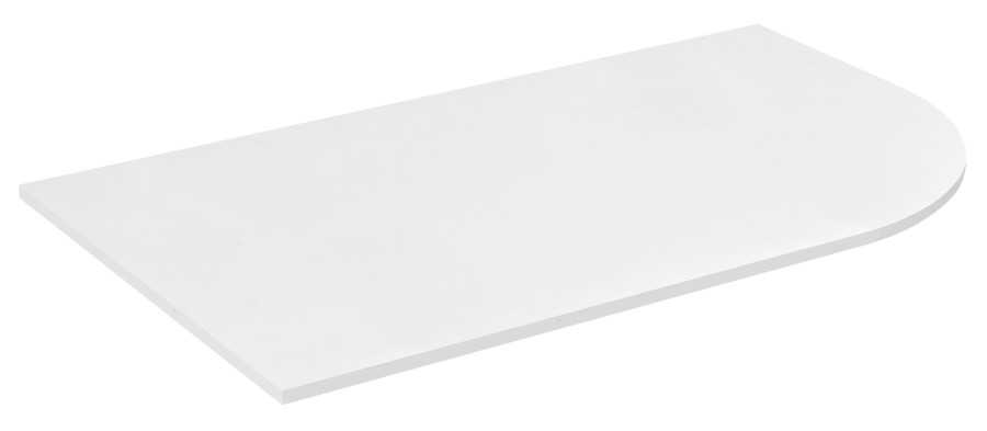 PULSE deska Rockstone 757x12x462mm, levá, bílá mat BM750-0101