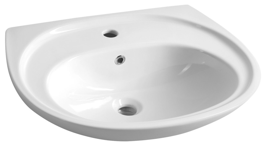 10601 (55872) Keramické umyvadlo 60x48cm, bílá 10601