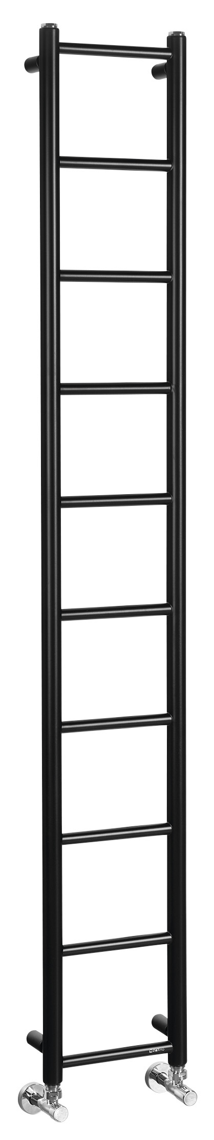 IR377TB (57580) DINA otopné těleso 250x1680mm, černá mat IR377TB