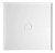 MIRAI sprchová vanička z litého mramoru do niky, 90x90x1,8cm, bílá 73185