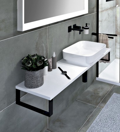 PLATO deska Rockstone 1800x24x360mm, bílá mat PL186-0101