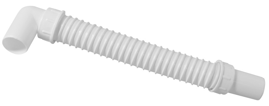 71725 (52477) Odpadní flexi-zkracovatelné dopojení, L-100 cm, koleno 40/40 mm 71725