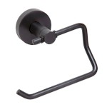 X-ROUND BLACK držák toaletního papíru, černá mat XR704B