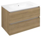 EZ801-2525 (60291) EZARA umyvadlová skříňka 79,8x52x46cm, dub cuneo EZ801-2525