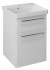 THEIA umyvadlová skříňka 46,4x70x44,2cm, 2xzásuvka, bílá TH050-3030