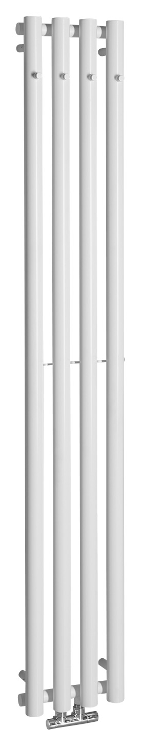 PILON otopné těleso 270x1800mm, se čtyřmi háčky pro ručník, bílá mat IZ121
