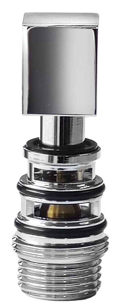 Přepínač s ovladačem pro vanovou baterii, chrom NDRT010-1