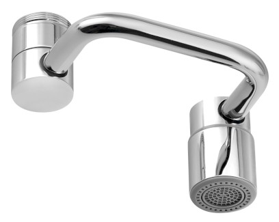 Otočný nástavec na vodovodní baterii, vnější závit M24x1, vnitřní závit M22x1, chrom 3358.01