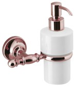 PE1087 (29012) PERLA dávkovač mýdla, keramika, růžové zlato PE1087
