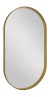 AVONA oválné zrcadlo v rámu 40x70cm, zlato mat AV400G