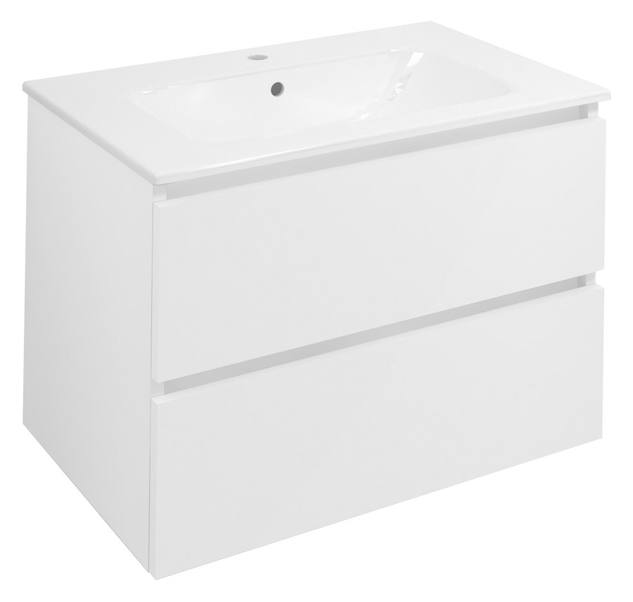 EZ701-3030 (60283) EZARA umyvadlová skříňka 69,8x52x46cm, bílá lesk EZ701-3030