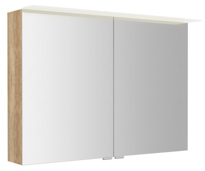LINEX galerka s LED osvětlením, 100x70x15cm, dub alabama LX100-0022
