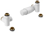 600.321.4 (56178) WICHER ECK COMBI připojovací sada termostatická rohová, bílá 600.321.4