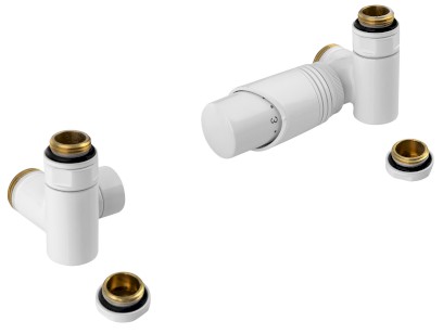 WICHER ECK COMBI připojovací sada termostatická rohová, bílá 600.321.4