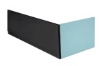 72597.21 (54806) PLAIN panel čelní 150x59cm, černá mat, levý 72597.21