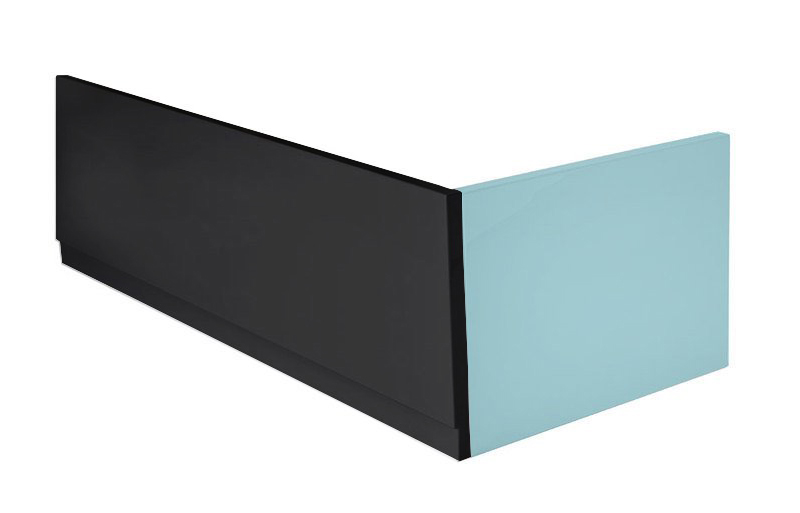 72597.21 (54806) PLAIN panel čelní 150x59cm, černá mat, levý 72597.21