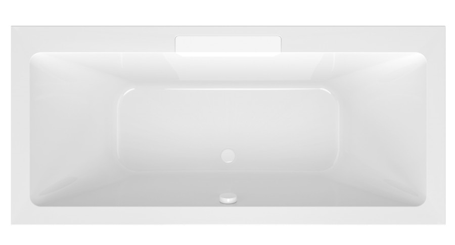 73836.101 (60681) CASCATA obdélníková vana 185x85x45cm, kaskáda bílá 73836.101