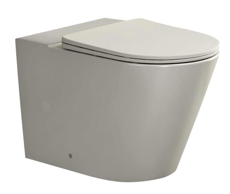 PACO WC kombi mísa, Rimless, 61x38cm, spodní/zadní odpad, ivory PC1012BE-111