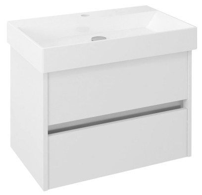 NIRONA umyvadlová skříňka 67x51,5x43 cm, bílá NR070-3030