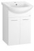 ZOJA umyvadlová skříňka 41,5x74x25,3cm, bílá 51045A