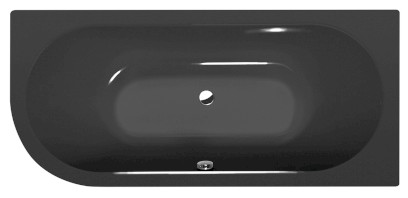 VIVA R asymetrická vana 175x80x47cm, šedá 78119.30