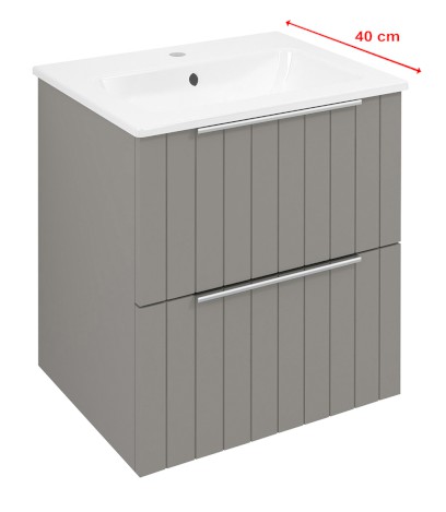 CIRASA STRIP umyvadlová skříňka 48x54x39cm, agila CR492-4343S