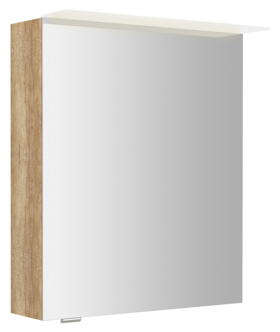 LINEX galerka s LED osvětlením, 60x70x15cm, levá/pravá, dub alabama LX060-0022