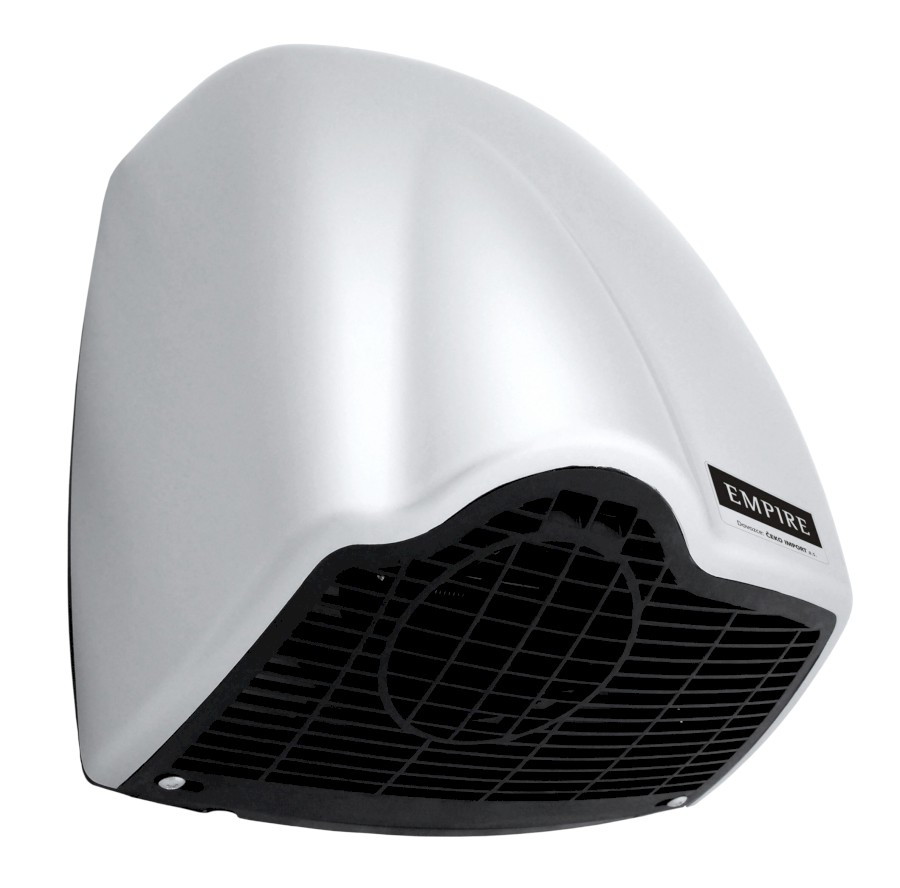 EMPIRE U-NIK AUTOMATIC bezdotykový tryskový osoušeč rukou 230 V, 1850 W, 262x305x165mm, ABS plast, stříbrná mat 9813