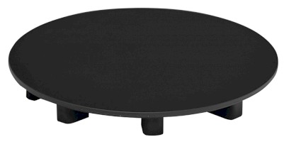 Kryt sifonu, 120mm, ABS/černá mat 17511B