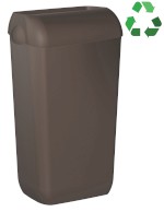 ECOLORED odpadkový koš nástěnný s víkem 23l, ABS, Soft Touch, hnědá A74020DB