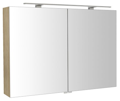 RIWA galerka s LED osvětlením, 101x70x17cm, jilm bardini RIW100-0013