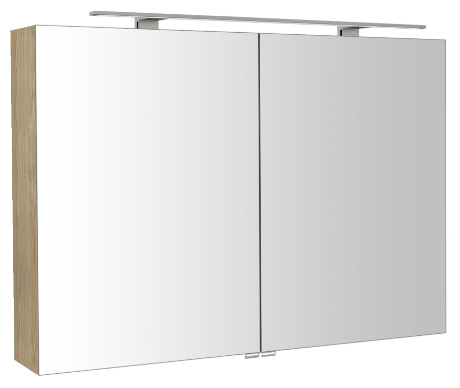 RIWA galerka s LED osvětlením, 101x70x17cm, jilm bardini RIW100-0013