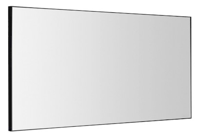 AROWANA zrcadlo v rámu 120x60cm, černá mat AWB1260