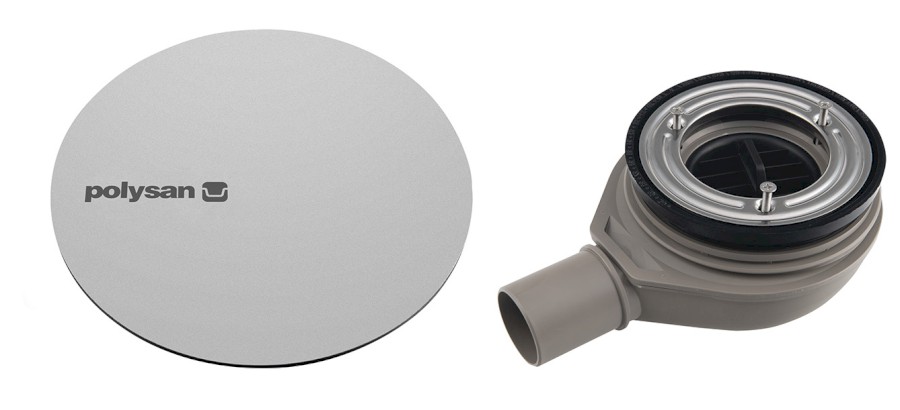 MIRAI vaničkový sifon, průměr 90mm, DN40, krytka nerez 72730