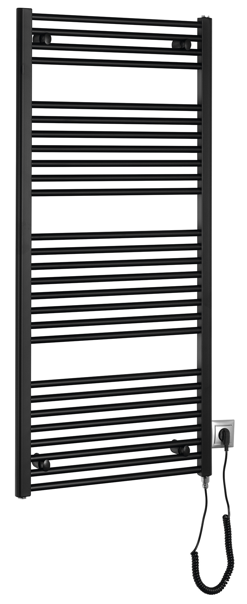 ILE36TB (51728) DIRECT-E elektrické otopné těleso rovné 600x1320 mm, 600 W, černá ILE36TB