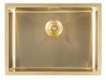 ZN6045Z (53495) ZENITH nerezový dřez 60x45cm, zlato mat ZN6045Z
