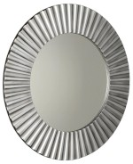 PRIDE kulaté zrcadlo v rámu ø 90cm, stříbrná PD902