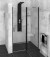 ZOOM BLACK sprchové dveře 1400mm, čiré sklo ZL1314B