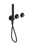 UT045B-1 (57417) ULTRAMIX tělo podomítkové sprchové/vanové baterie s ruční sprchou, 2 výstupy, černá mat UT045B-1