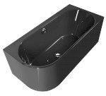 34611M.30 (58638) ASTRA R MONOLITH asymetrická vana 160x75x60cm, šedá 34611M.30