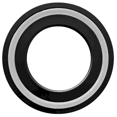 Kovová podložka mezi umyvadlo a desku, výška 10mm, černá mat TY6401B