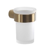 PI1088 (50489) PIRENEI sklenka, mléčné sklo, zlato mat PI1088