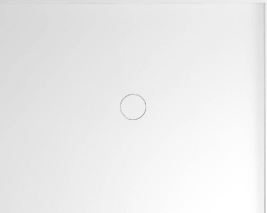 MIRAI sprchová vanička z litého mramoru, obdélník 100x80x1,8cm, pravá, bílá 73170