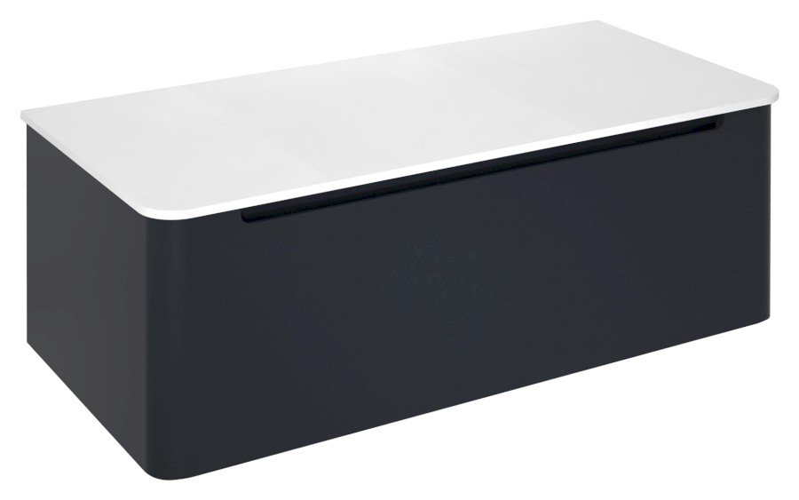 KERALA umyvadlová skříňka 100x35x47,5cm, 1x zásuvka, antracit matný KR100-3434